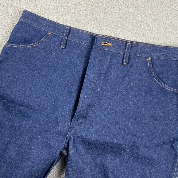 VTG Rustler 87621 Straight Leg Jeans Men's 44x30 Blue Workwear Rugged New - Picture 6 of 11